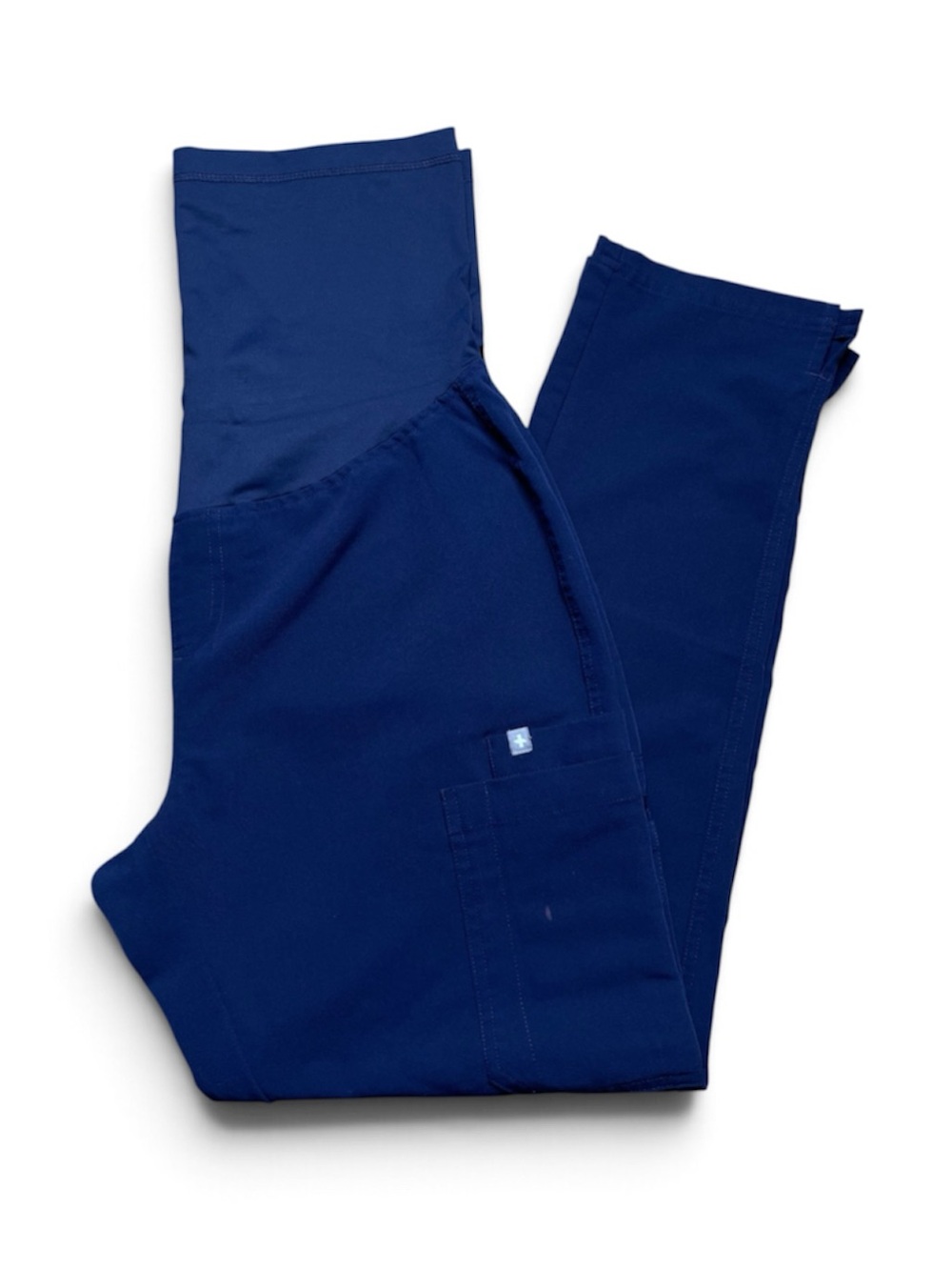 Figs Yola Maternity Skinny Scrub Pants in Navy Blue